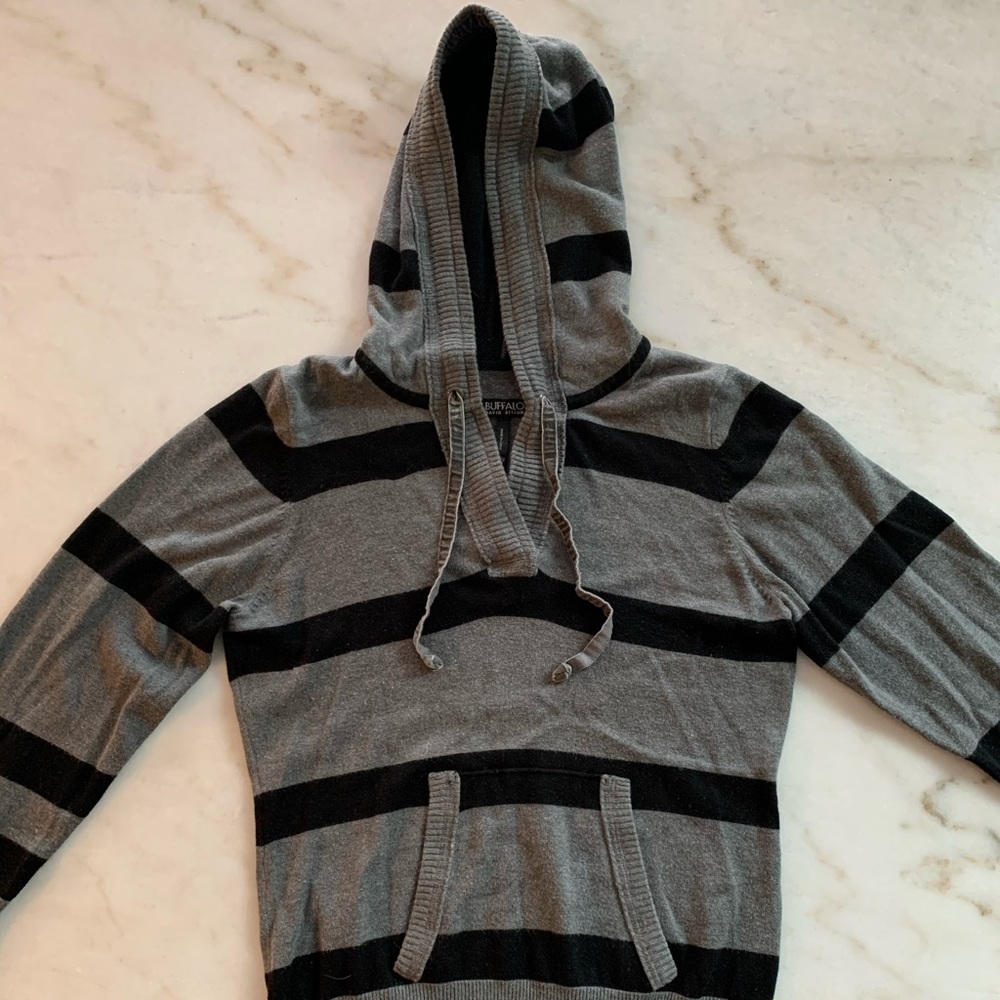 Women’s XL Buffalo by David Bitton Grey Sweatshirt
